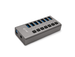 i-tec USB 3.0 Charging HUB 7port + Power Adapter 36 W 8595611702938 USB centrmezgli