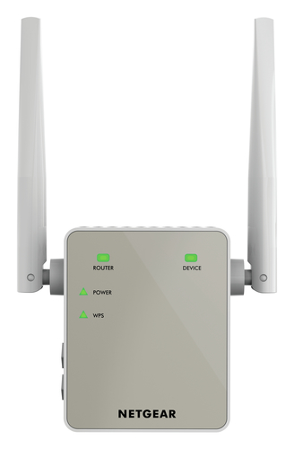 Netgear AC1200 WiFi Range Extender - 802.11ac, 1PT, Wall-plug Ext. Ant (EX6120)