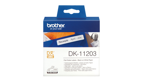Tape Brother  17mm x 87mm | 300 pcs. biroja tehnikas aksesuāri