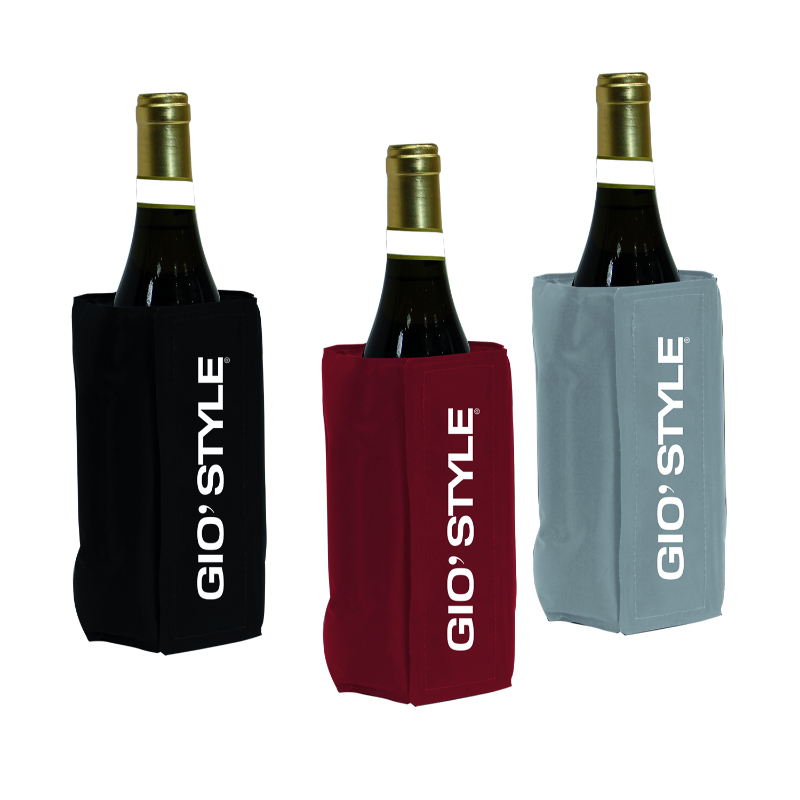 GIO`STYLE Vina pudelu dzesetajs Glacette Dark asorti, melns/peleks/bordo 112305683