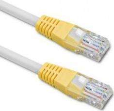Qoltec Kabel Patchcord UTP Qoltec kat.5 10m 50360 (5901878503608) tīkla kabelis