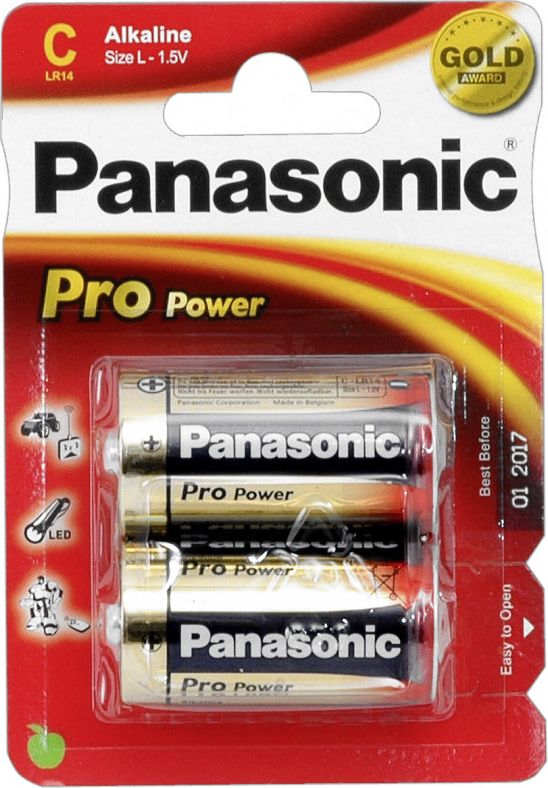 Panasonic Bateria Pro Power C / R14 120 szt. 9949392 Baterija