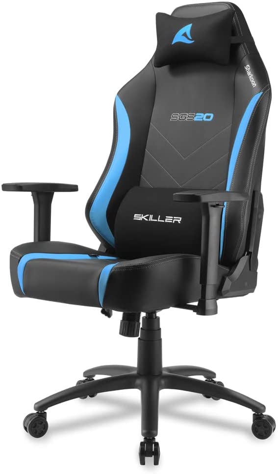 Sharkoon SGS20 black / blue datorkrēsls, spēļukrēsls
