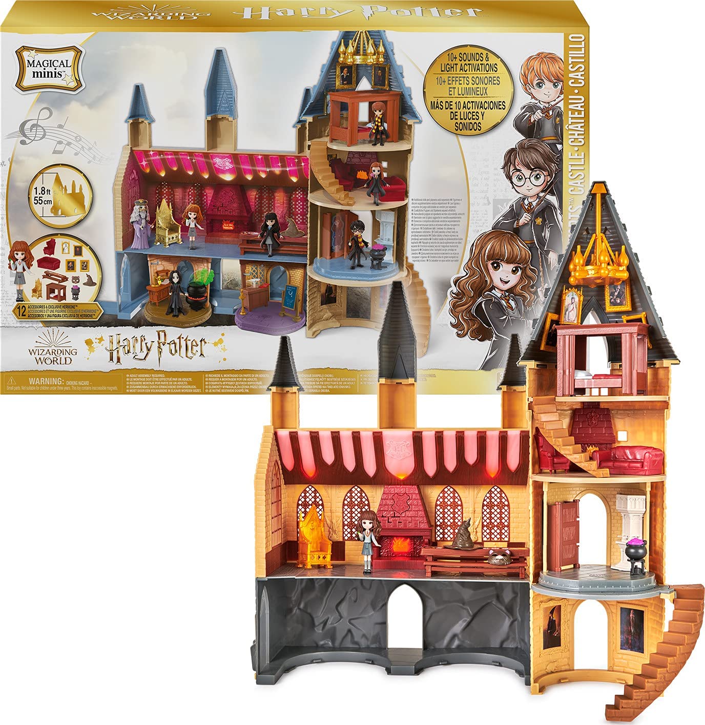 Spin Master Harry Potter Wizarding World Magical Minis Figure - Hogwarts Castle (6061842) bērnu rotaļlieta