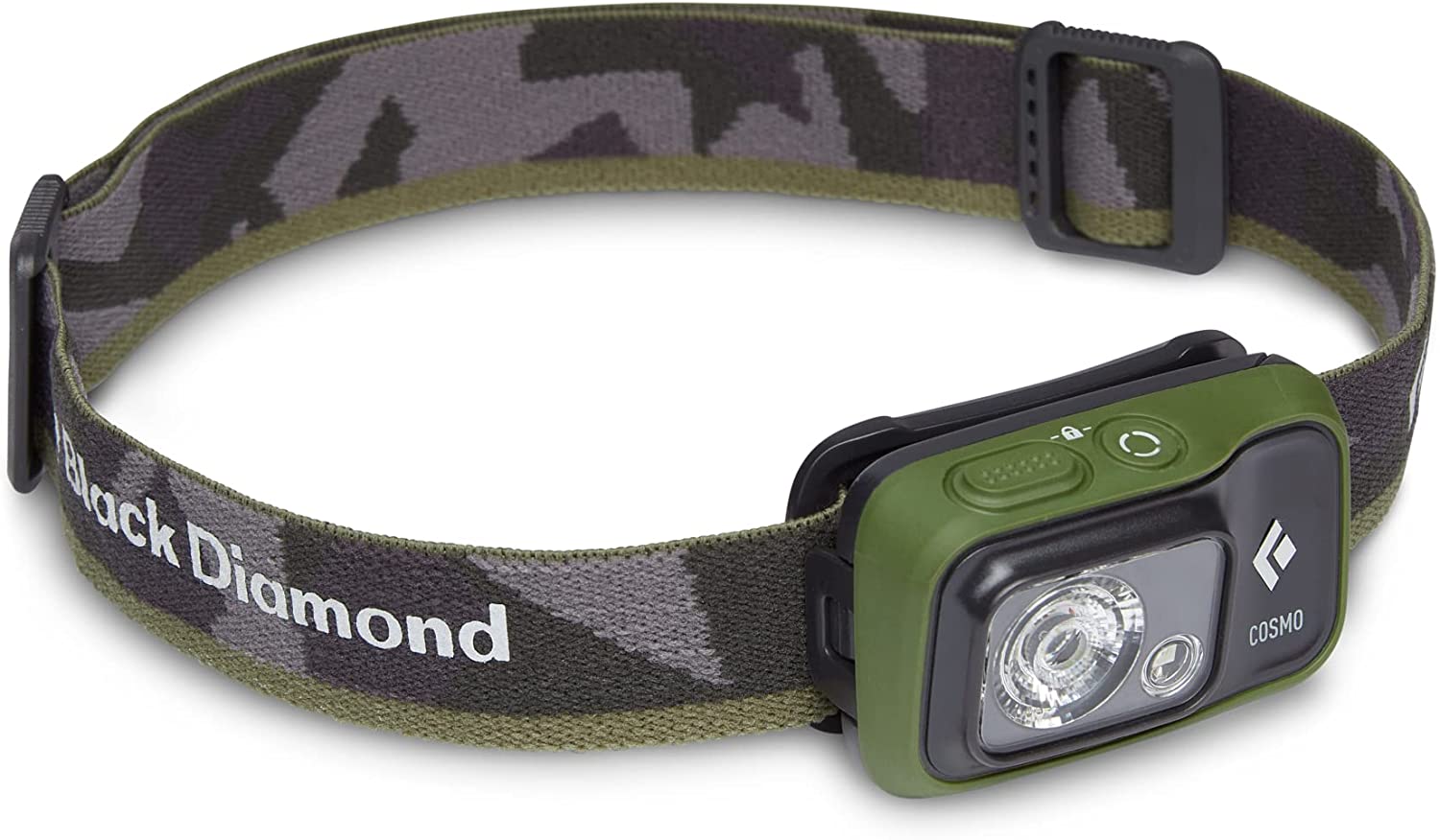Black Diamond headlamp Cosmo 350, LED light (olive green) kabatas lukturis