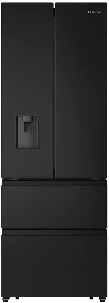 Hisense RF632N4WFE, French Door (black) 20004029 (6921727059604) Ledusskapis