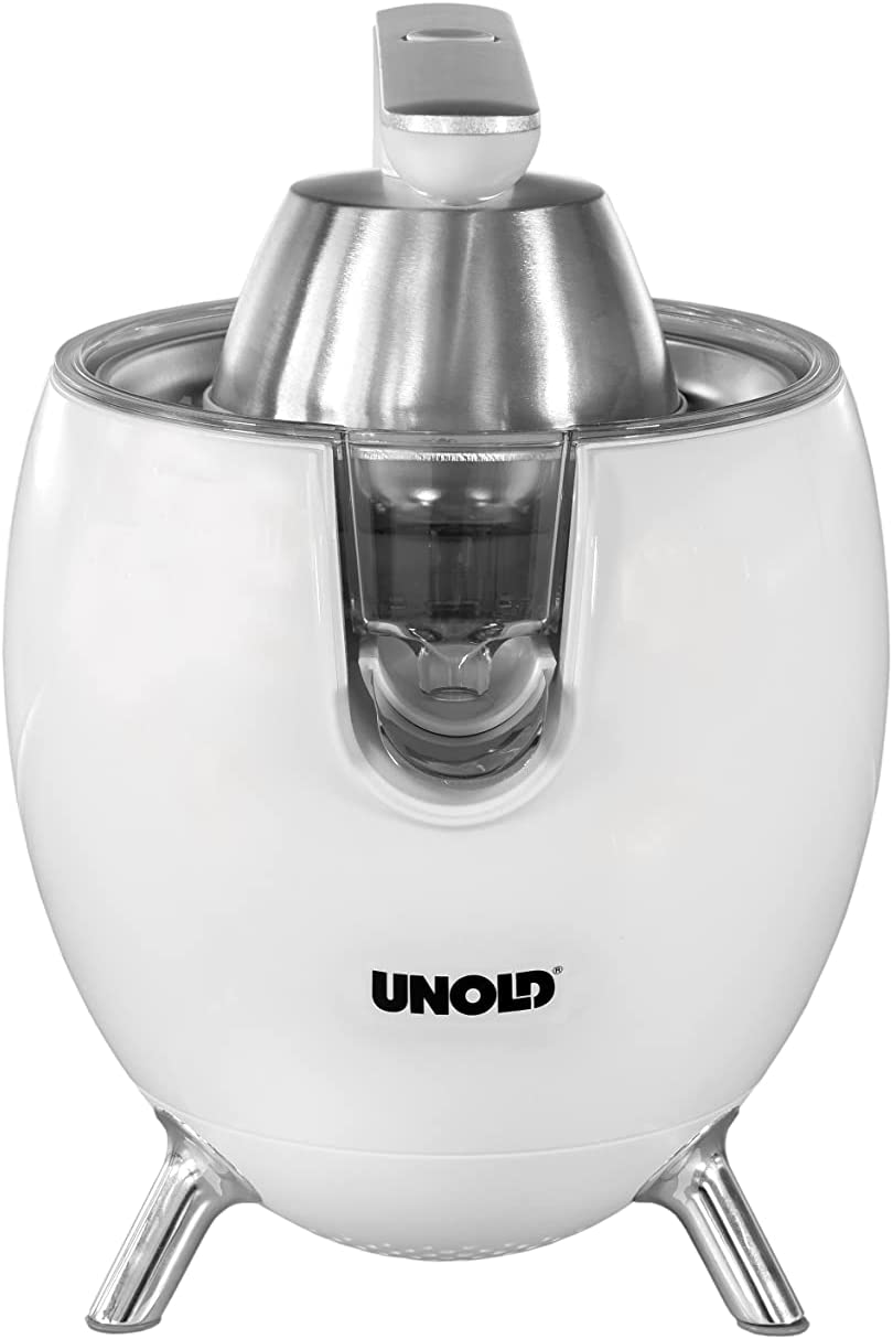 Unold Power Juicy, citrus juicer (white/stainless steel) 78130 (4011689781308) Sulu spiede