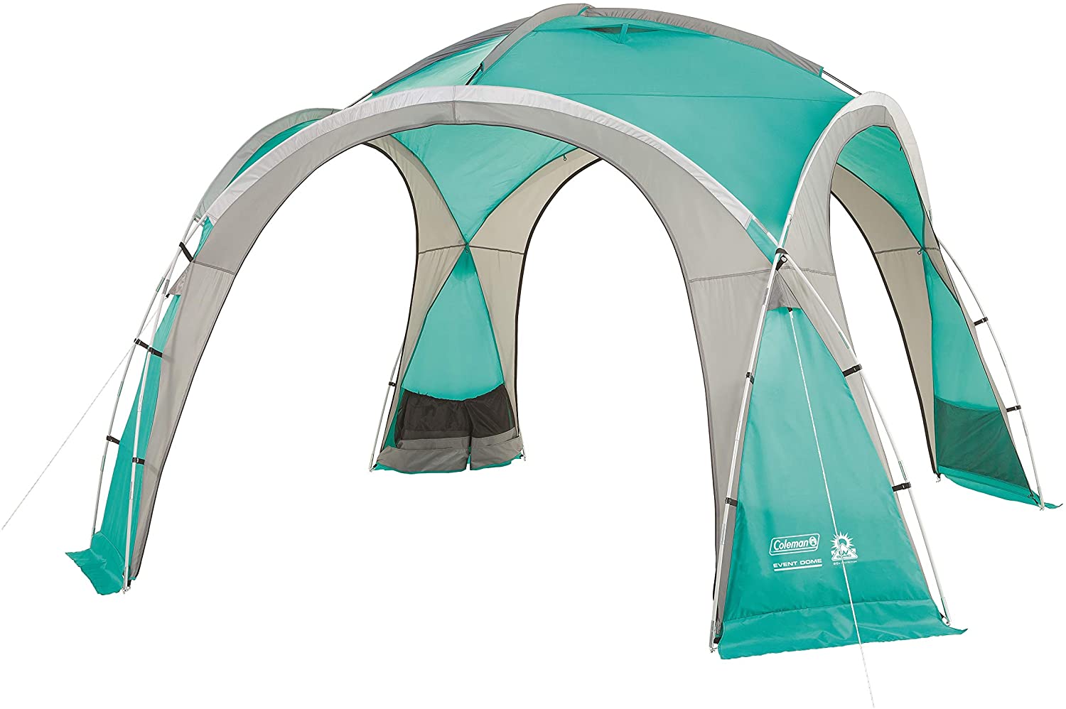 Coleman Event Dome Shelter XL, 4.5 x 4.5m, gazebo (light blue/grey) telts Kempingiem, pārgājieniem