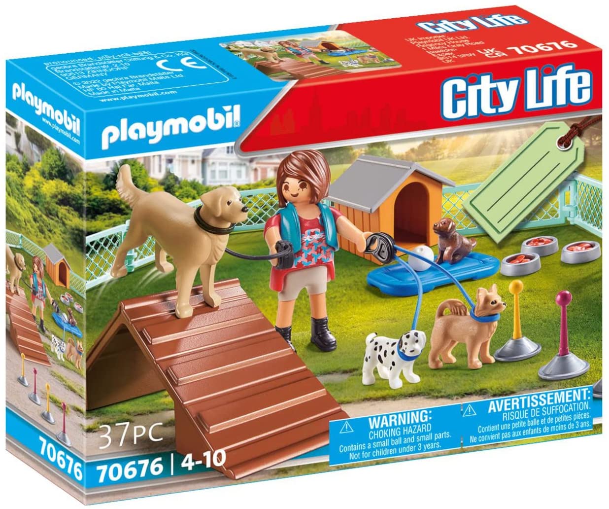 PLAYMOBIL 70676 Dog Trainer gift set, construction toy bērnu rotaļlieta