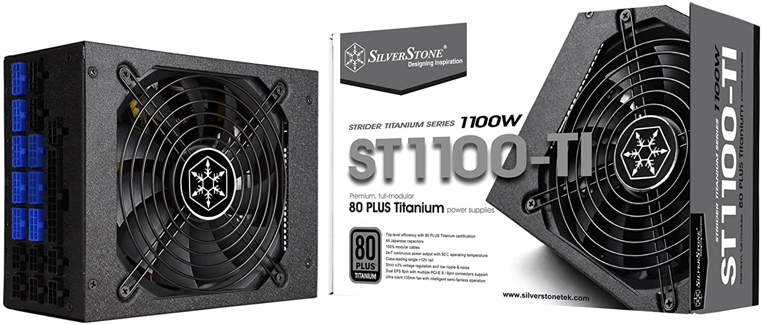 Silverstone Technology SST-ST1100-TI v2.0 1100W ATX Barošanas bloks, PSU