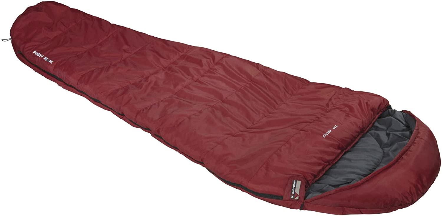 High Peak TR 300, sleeping bag (dark red/grey) 23066 (4001690230667)