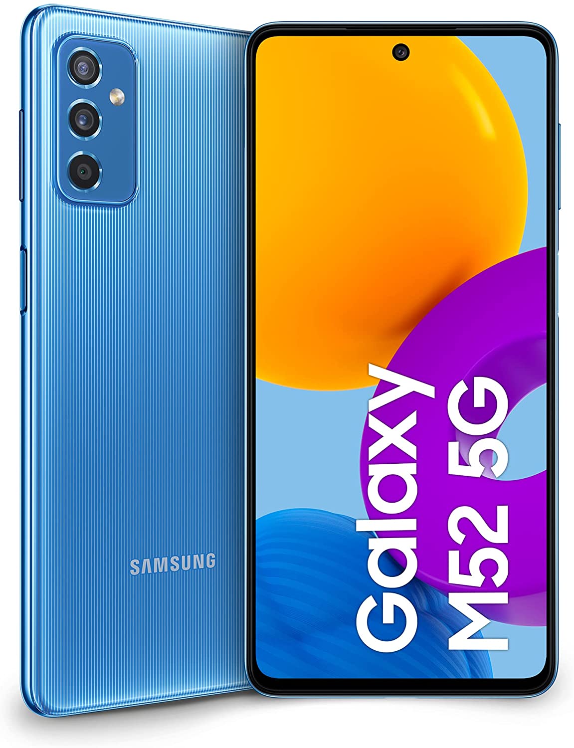 Samsung Galaxy M52 - 6.7 - EU 5G 128 / 6GB blue - Android SM-M526BLBDEUB Mobilais Telefons
