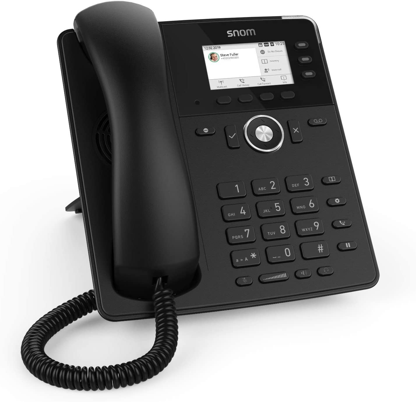 snom D717, VoIP phone (black) 4397 (4260059582582) telefons