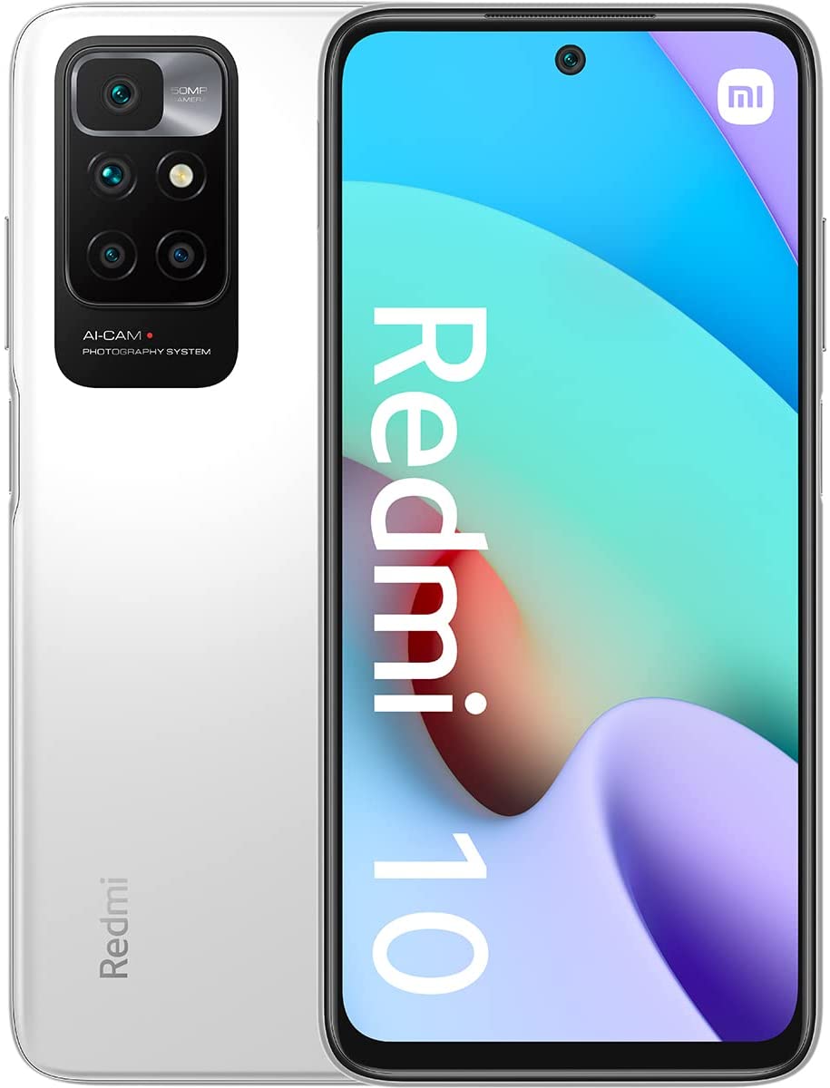 Xiaomi Redmi 10 - 6.43 - 128GB / 4GB Pebble White - Android Mobilais Telefons