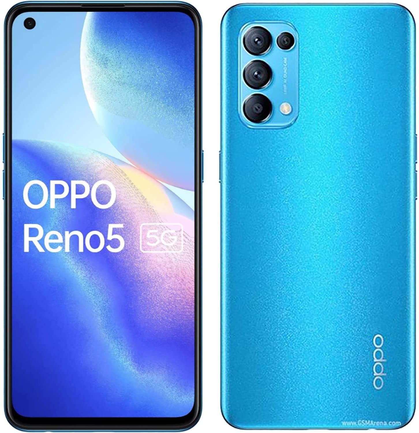 Oppo Reno5 - 6.4 - 5G 128 / 8GB DS EU blue - Android 6944284678996 Mobilais Telefons
