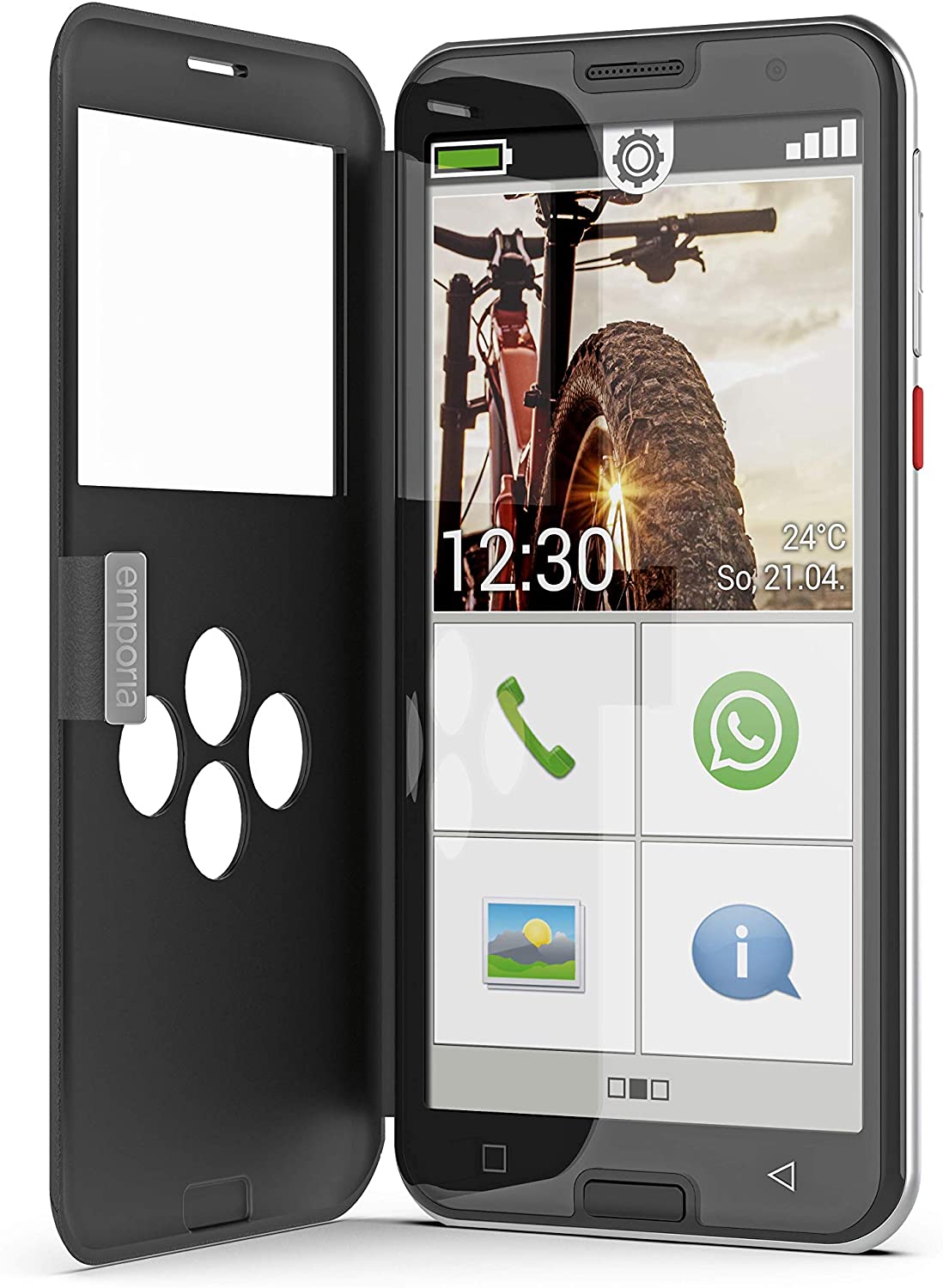Doro 1370, Handy (Black, 8 MB) 380464 Mobilais Telefons