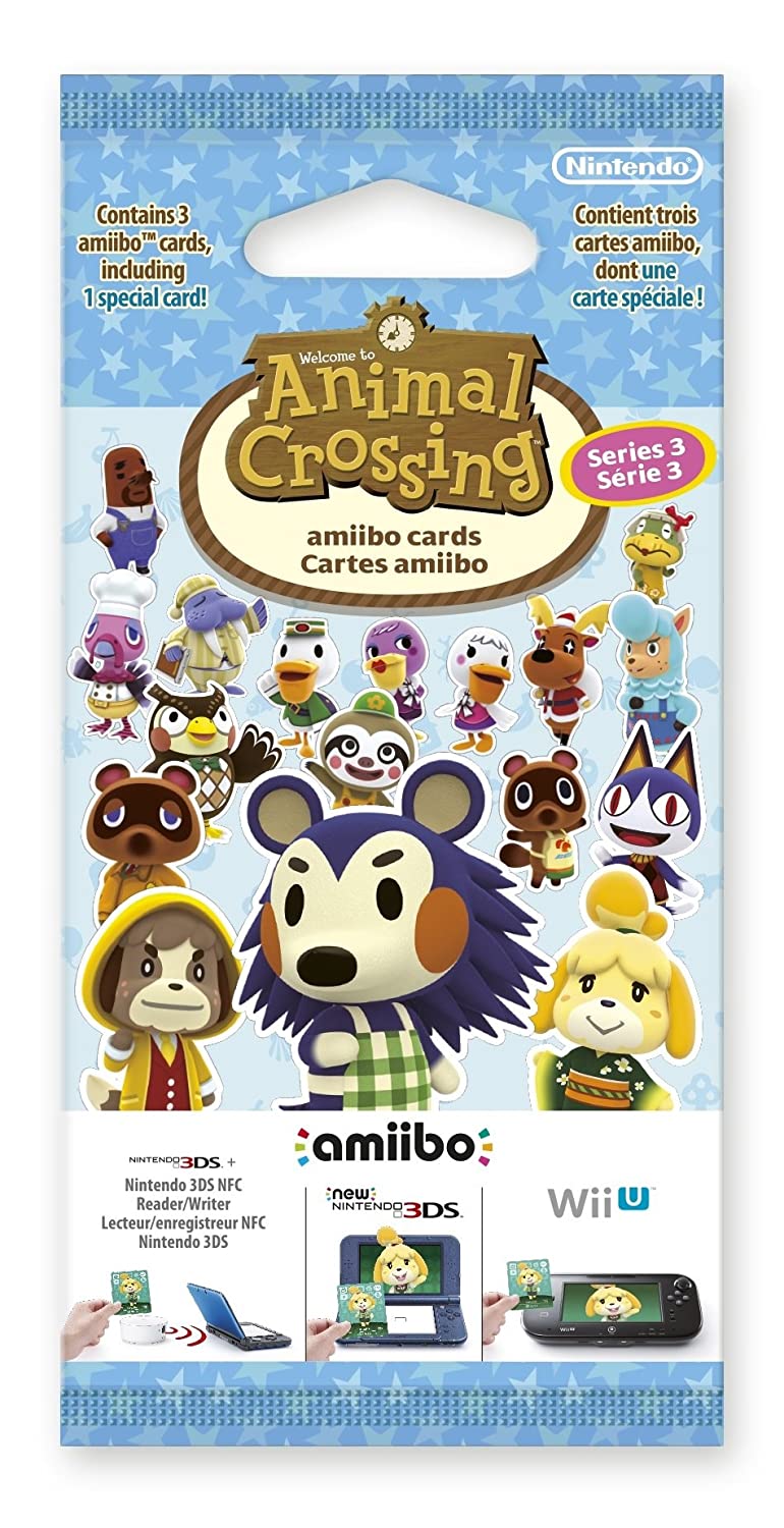 Nintendo amiibo cards 3 pcs. Animal C. Vol.3 spēļu konsole