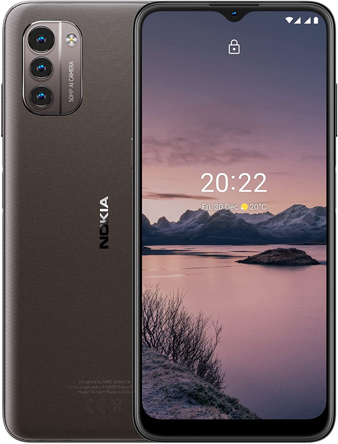 Nokia G21 - 6.5 - 64GB Cell Phone (Dusk, Android 11, Dual SIM, 4GB) 719901187911 Mobilais Telefons