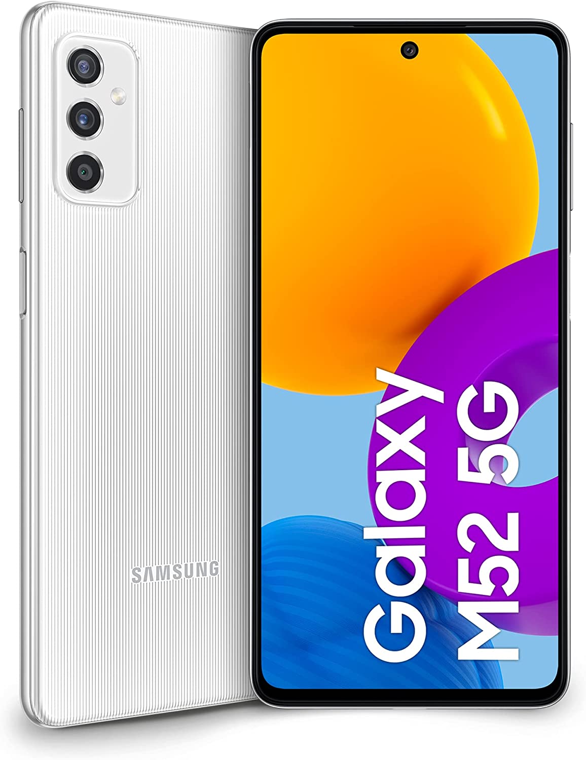 Samsung Galaxy M52  - 6.7 - EU 5G 128 / 6GB white - Android SM-M526BZWDEUB Mobilais Telefons