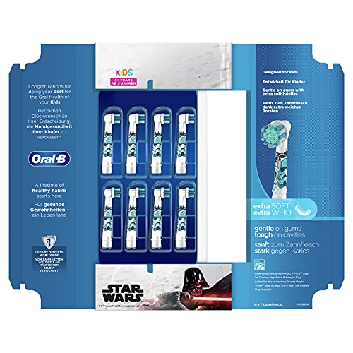 Oral-B Kids 81748450 toothbrush head 8 pc(s) Multicolour mutes higiēnai