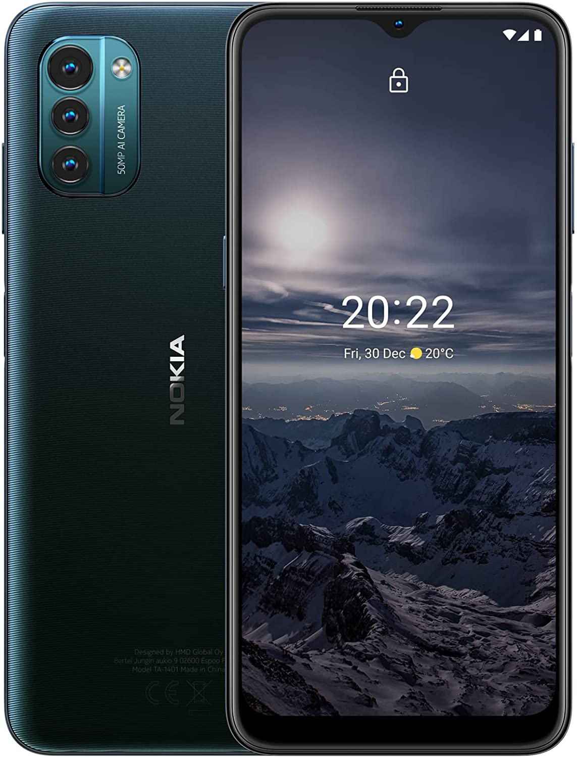 Nokia G21 64GB Cell Phone (Nordic Blue, Android 11, Dual SIM, 4GB) 719901183471 Mobilais Telefons