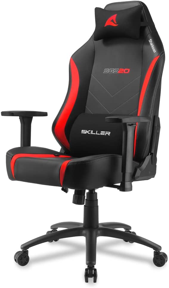 Sharkoon SGS20 black / red datorkrēsls, spēļukrēsls
