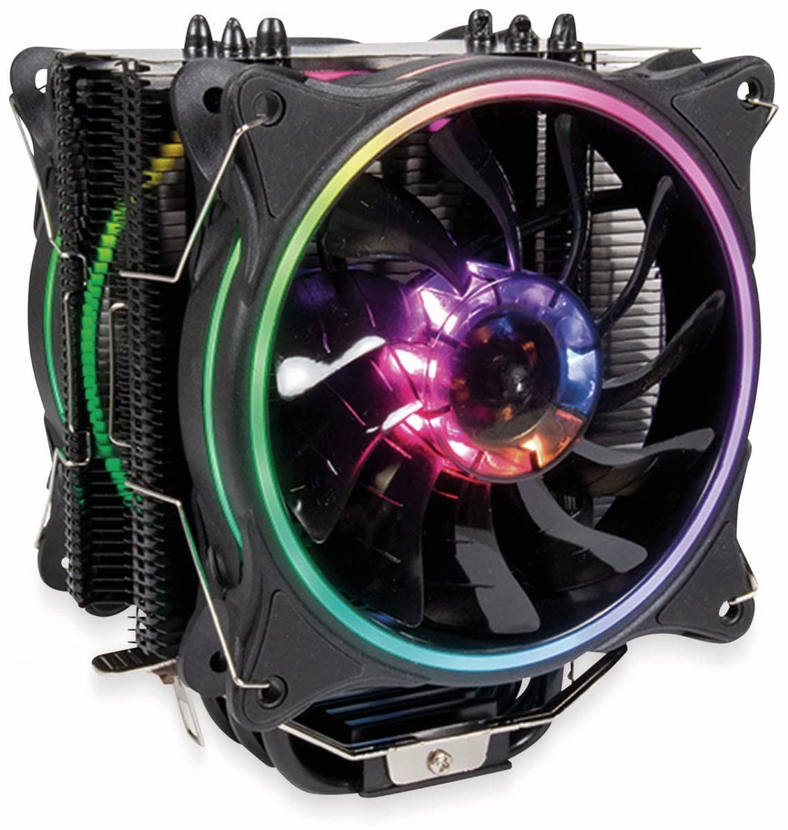 Inter-Tech Argus SU-280 RGB, CPU cooler (black) 88885545 (4260455646499) procesora dzesētājs, ventilators