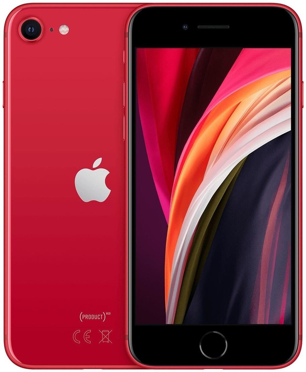 Apple iPhone SE (2020) 64GB Refurbished Cell Phone - 4.7 - 64GB - iOS - Red - REF_RND-P17664 REF_RND-P17664 Mobilais Telefons