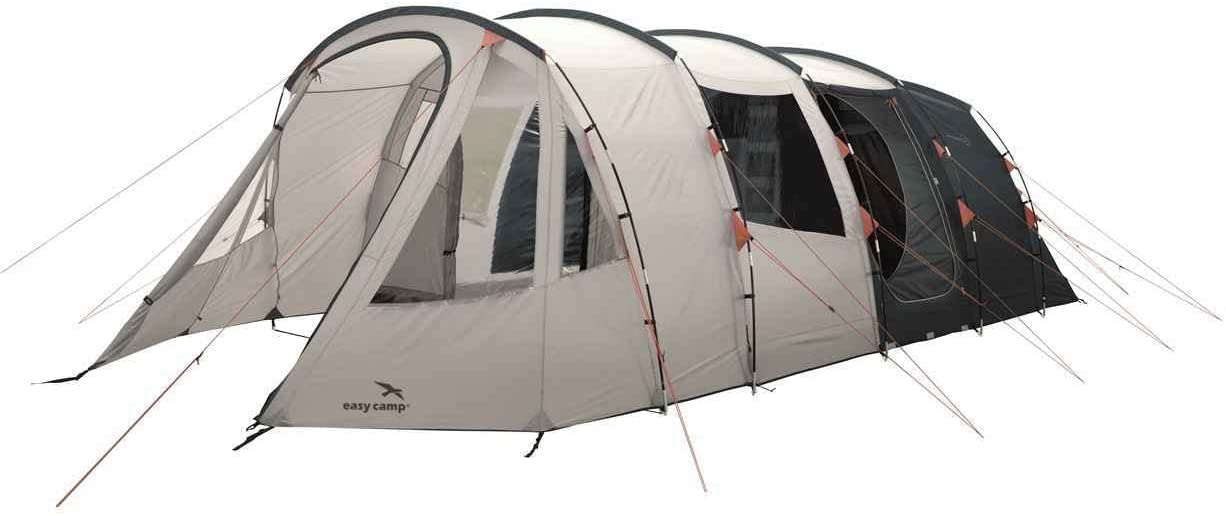 Easy Camp tunnel tent Palmdale 600 Lux (light grey/dark grey, with anteroom, model 2022) 120425 (5709388120427)