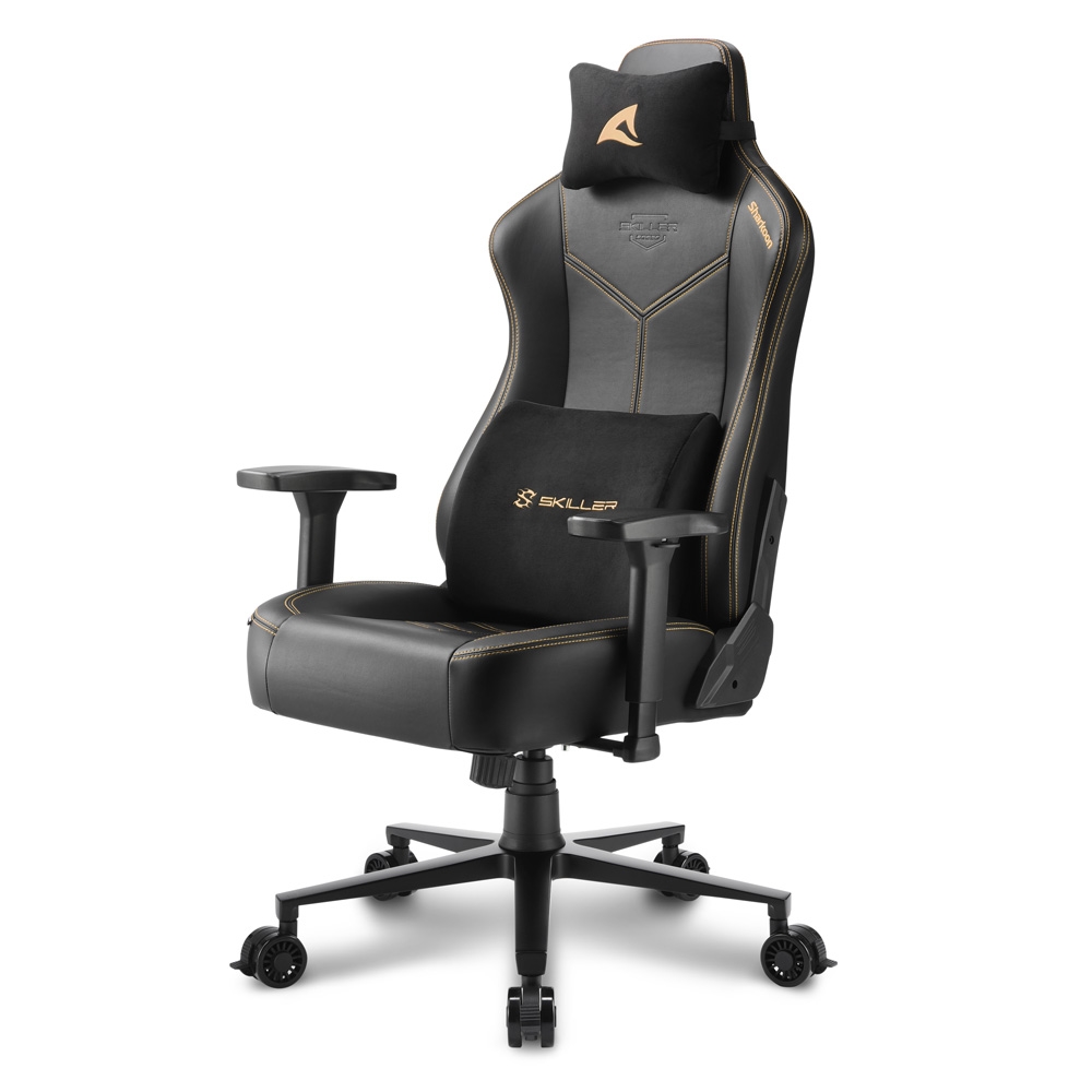 Sharkoon SKILLER SGS30, gaming chair (black/beige) datorkrēsls, spēļukrēsls