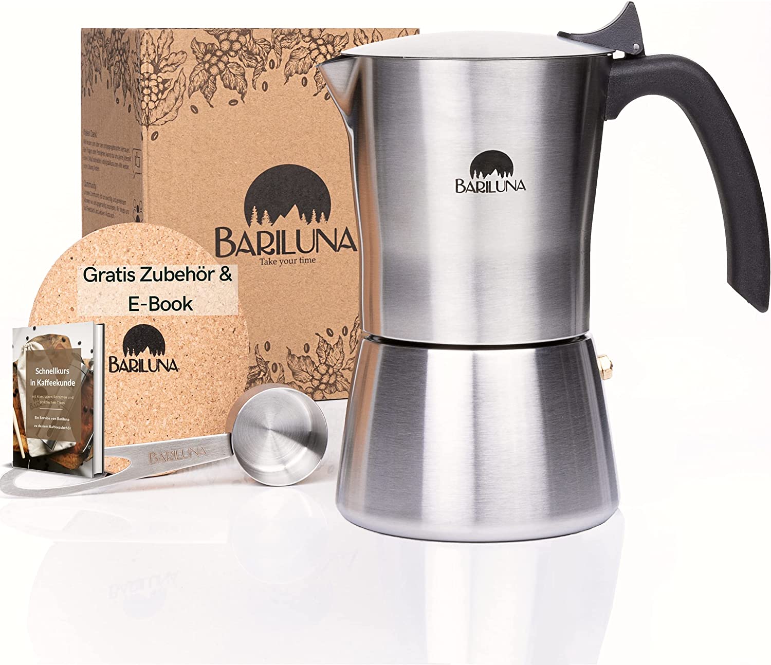 Bialetti Venus, espresso machine (copper/silver, 2 cups) Kafijas automāts