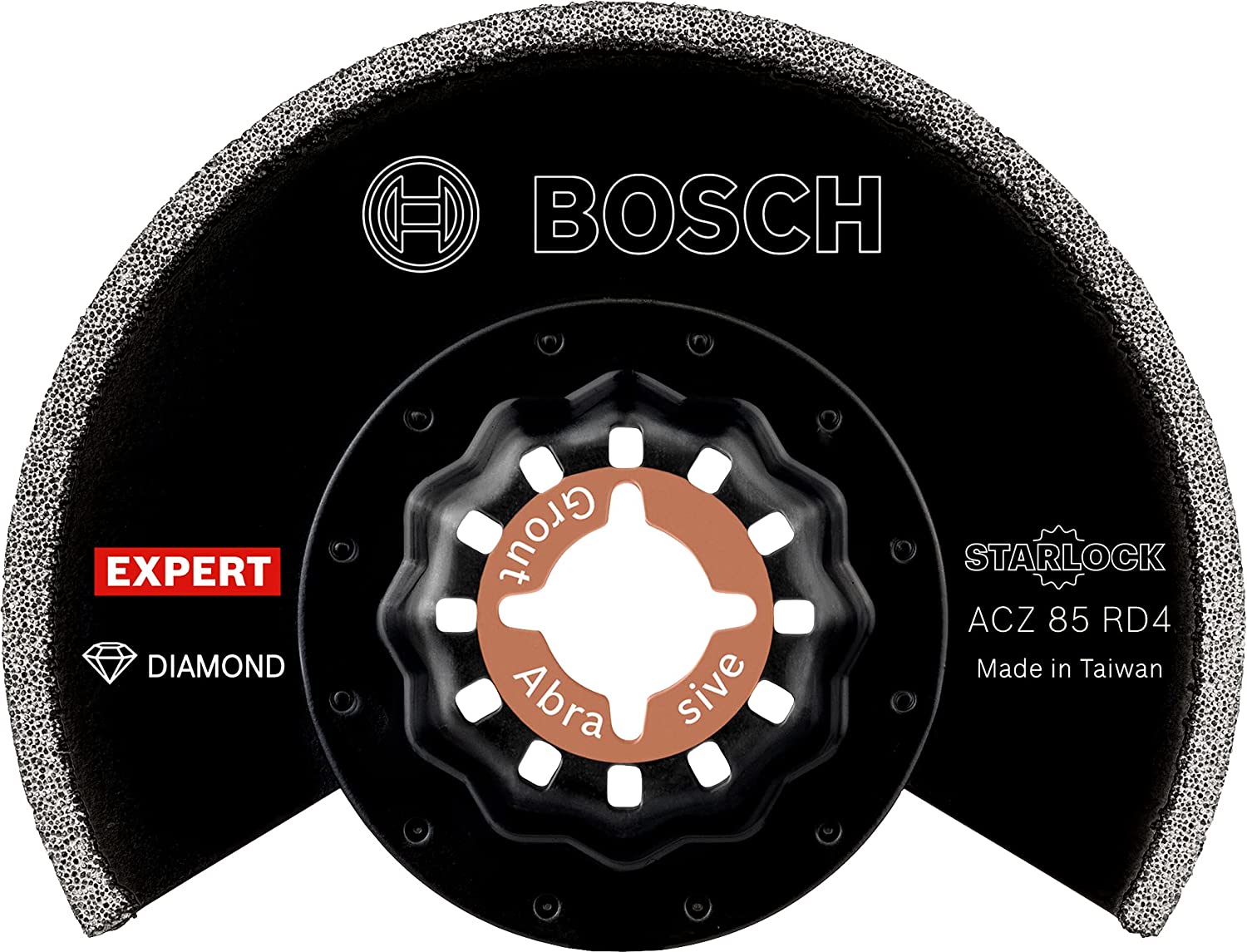 Bosch Expert diamond segment saw blade ACZ 85 RD4 Grout + Abrasive, ? 85mm (10 pieces) 2608900035 (4059952530871)