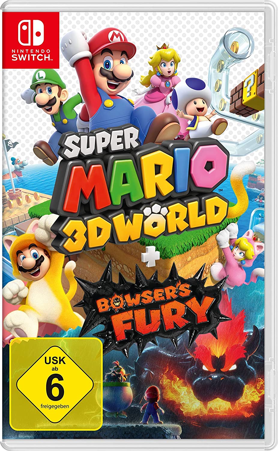 Nintendo Super Mario 3D World + Bowser's F 06 spēļu konsole
