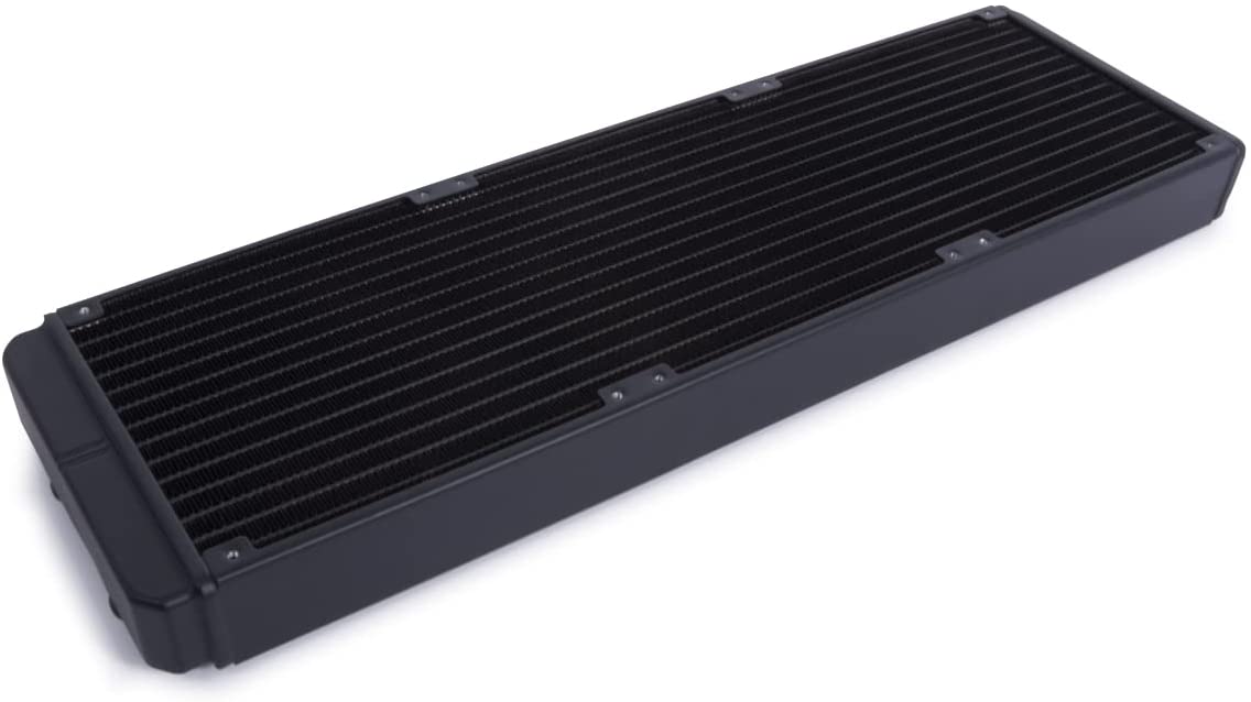 Alphacool ES aluminum 420 mm T38, radiator (black, For Industry only) ūdens dzesēšanas sistēmas piederumi