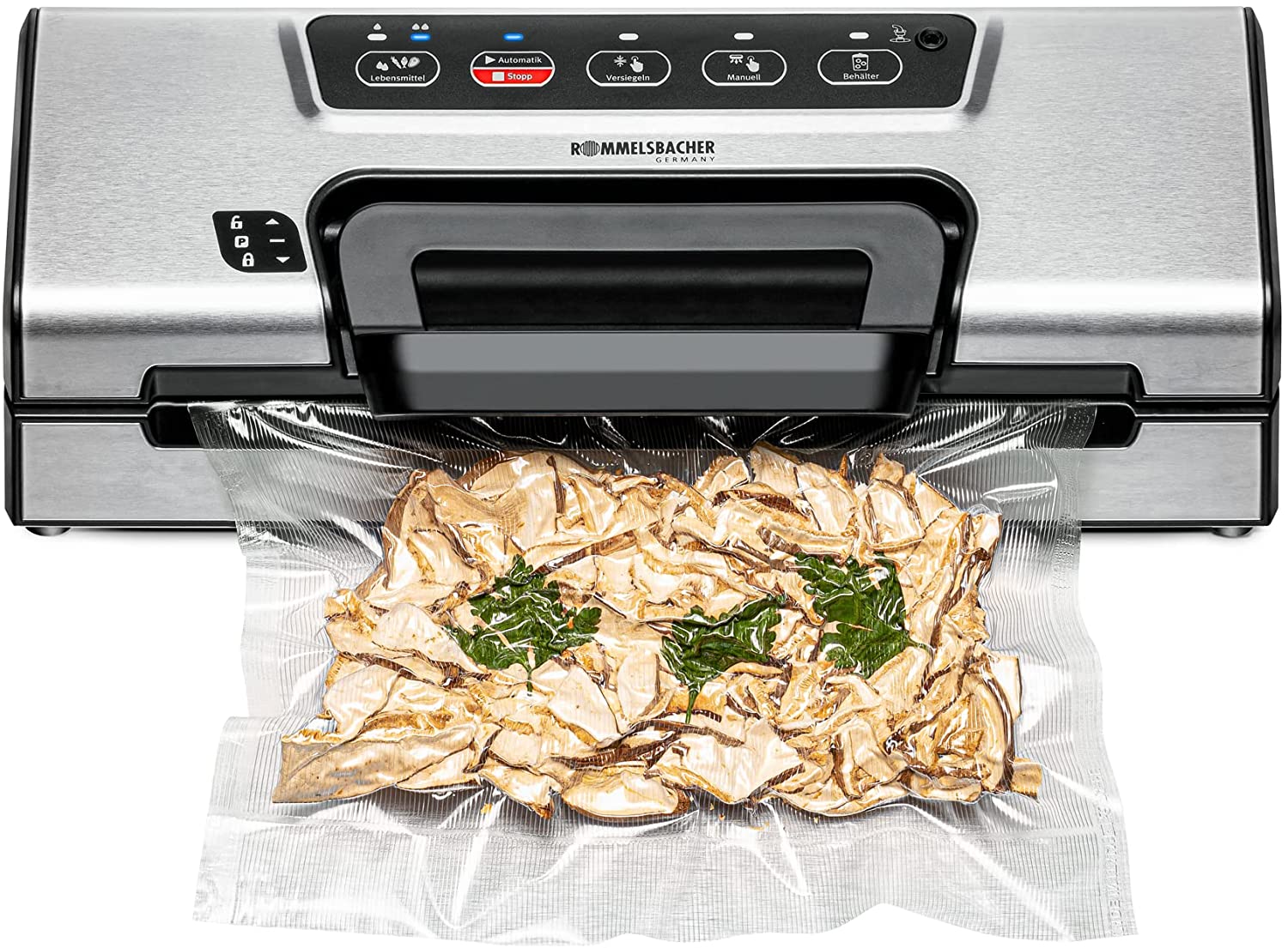 Rommelsbacher VAC 385 vacuum sealer (stainless steel/black) Virtuves piederumi