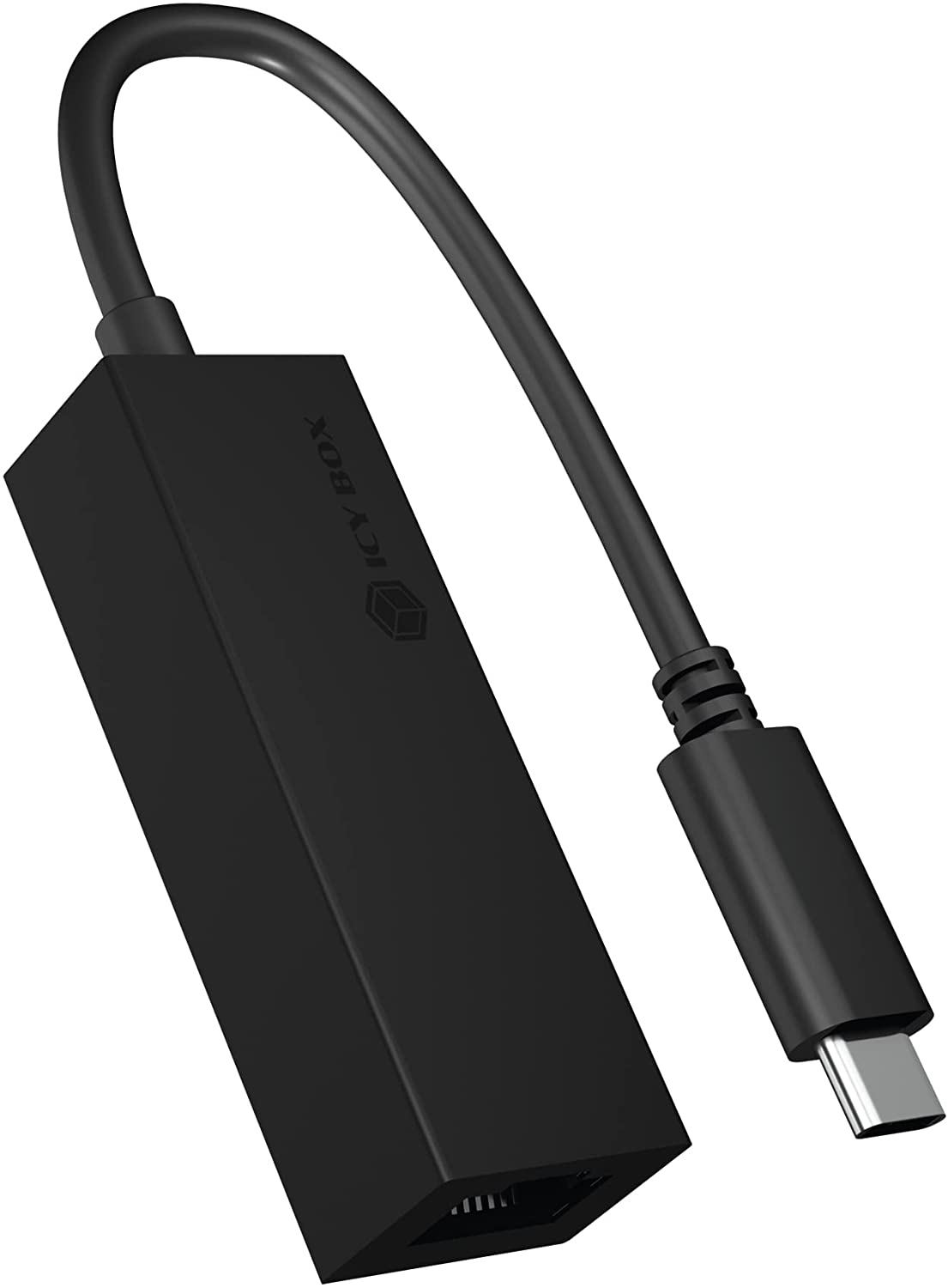 ICY BOX USB-C Gigabit Ethernet LAN Adapter IB-LAN100-C3 (black) kabelis, vads