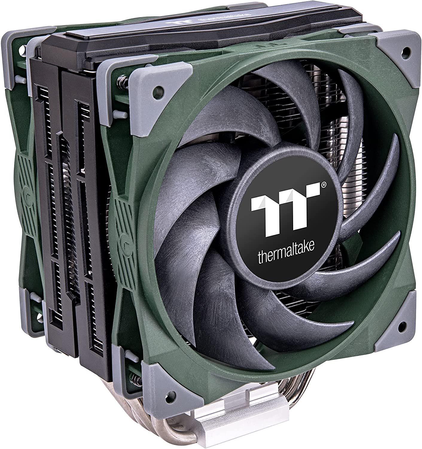 Thermaltake TOUGHAIR 510 CPU Air Cooler Racing Green, CPU cooler (black/green) procesora dzesētājs, ventilators