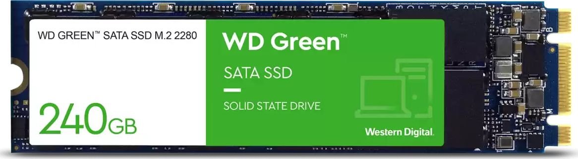 WD Green 3D NAND SSD M.2 240GB SSD disks