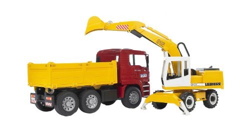 bruder MAN TGA dump truck konstruktors