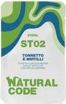 Natural Line s.r.l NATURAL CODE KOT sasz.70g ST02 TUNCZYK JAGODY /24 VAT015135 (8033837552222) kaķu barība