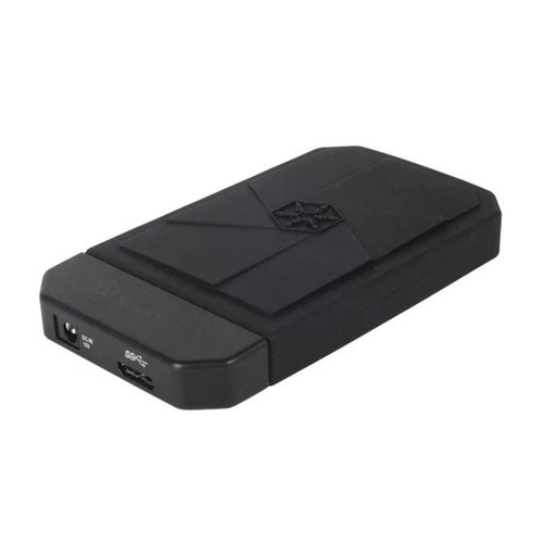 Silverstone SST-EP02B USB 3.0 zu SATA Adapter - black aksesuārs datorkorpusiem