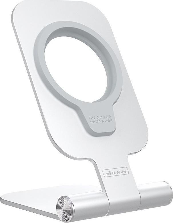 Podstawka Nillkin Aluminiowy stojak Nillkin MagLock do iPhone MagSafe (Silver) NN-MLS/SR (6902048212381) statīvs