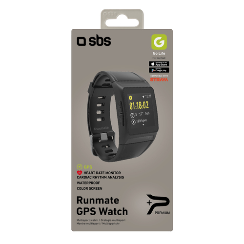SBS Runmate GPS Watch Viedais pulkstenis, smartwatch