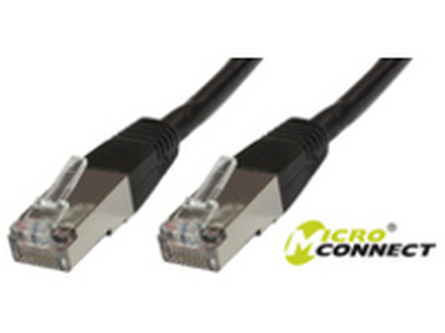 MicroConnect  SSTP CAT6 1M BLACK LSZH USB kabelis