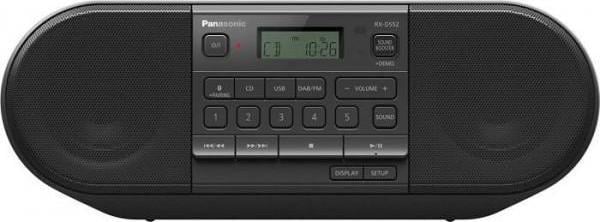 Panasonic RX-D552E-K black radio, radiopulksteņi