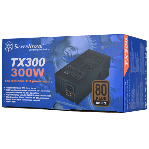 SilverStone TFX SST-TX300 TFX Netzteil 300 Watt Barošanas bloks, PSU