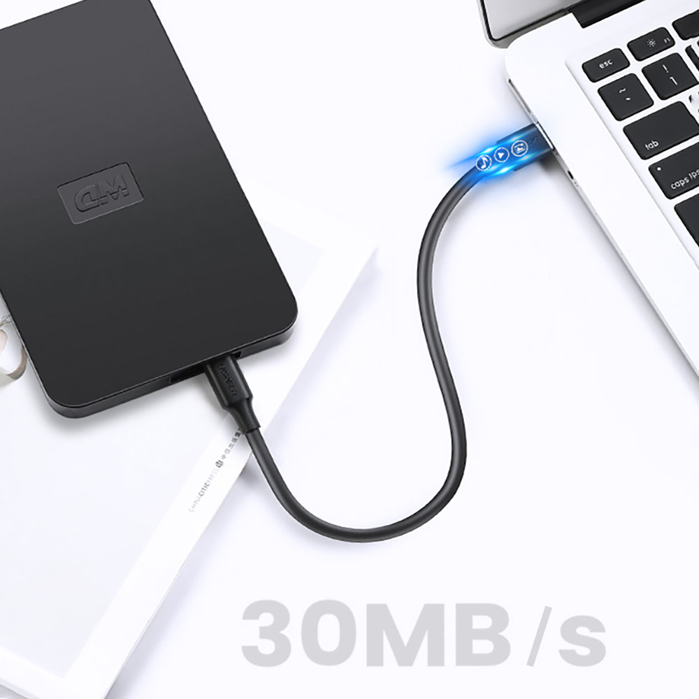 UGREEN  USB to Mini USB Cable US132, 0.5m (black) adapteris