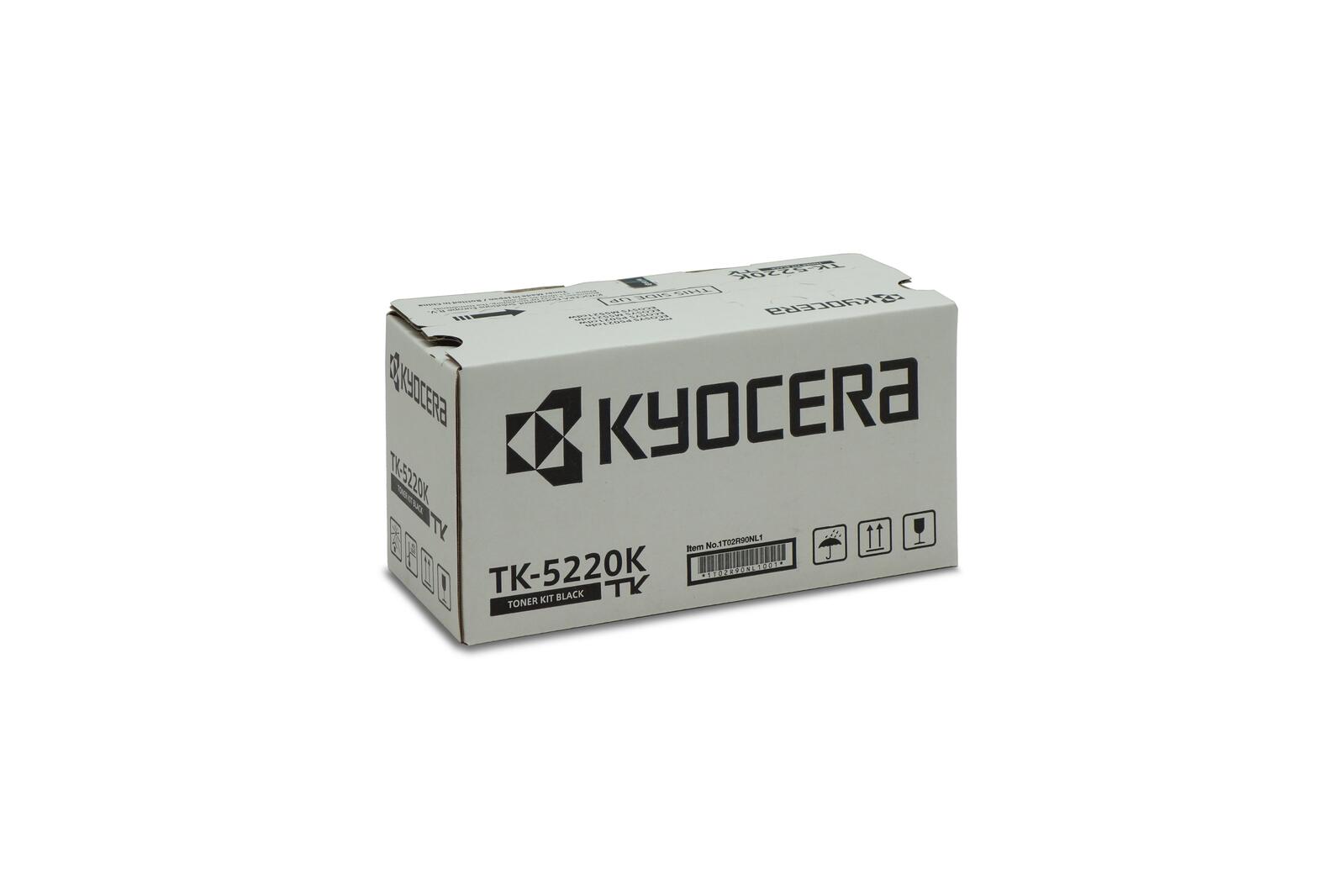 Kyocera Original TK-5220K Toner black 1.200 Blatt far ECOSYS M5521, P5021 toneris