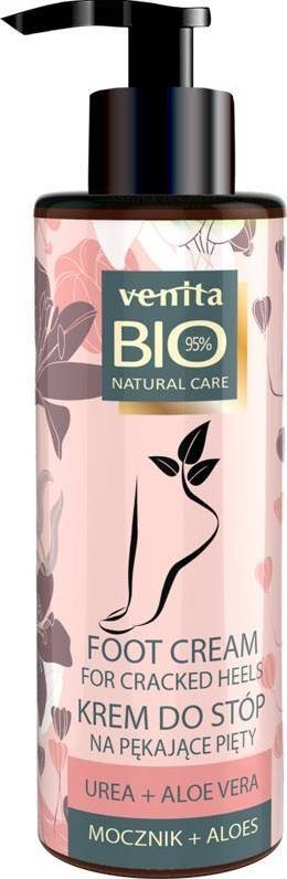 Venita VENITA_Bio Natural Care Foot Cream regenerujacy krem na pekajace piety z mocznikiem i aloesem 100ml 5902101520263 (5902101520263) Roku, pēdu kopšana
