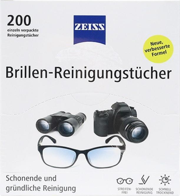 Zeiss Glasses and display cleaning wipes 200 pcs. tīrīšanas līdzeklis